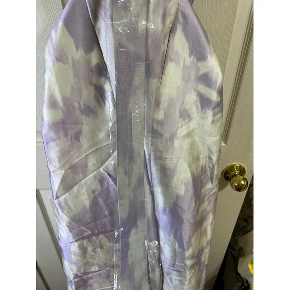 Sachin & Babi Brielle Gown Strapless Scatter Floral Violet Ice Purple Size 0 - Picture 11 of 13